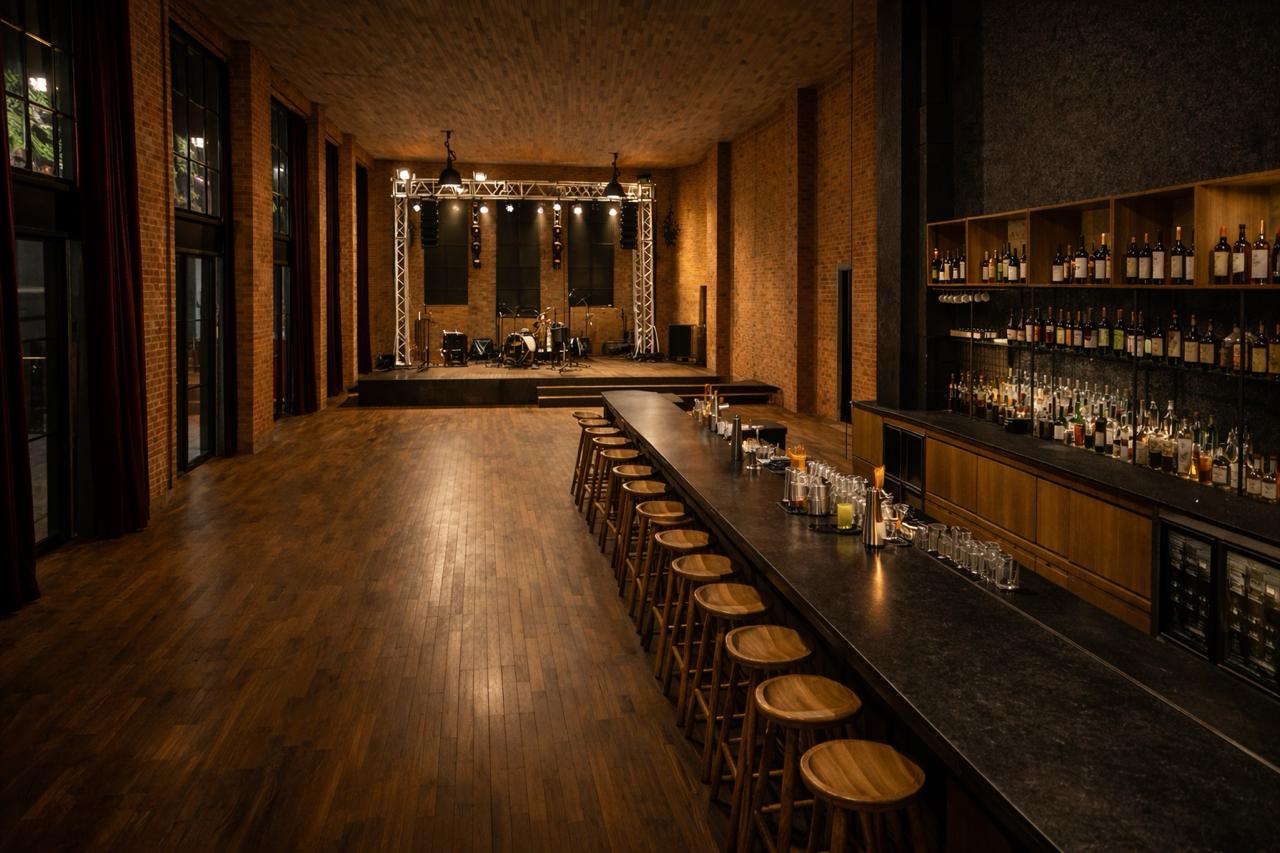 Music venue interior